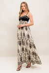 PALM PARADISE WOVEN MAXI DRESS