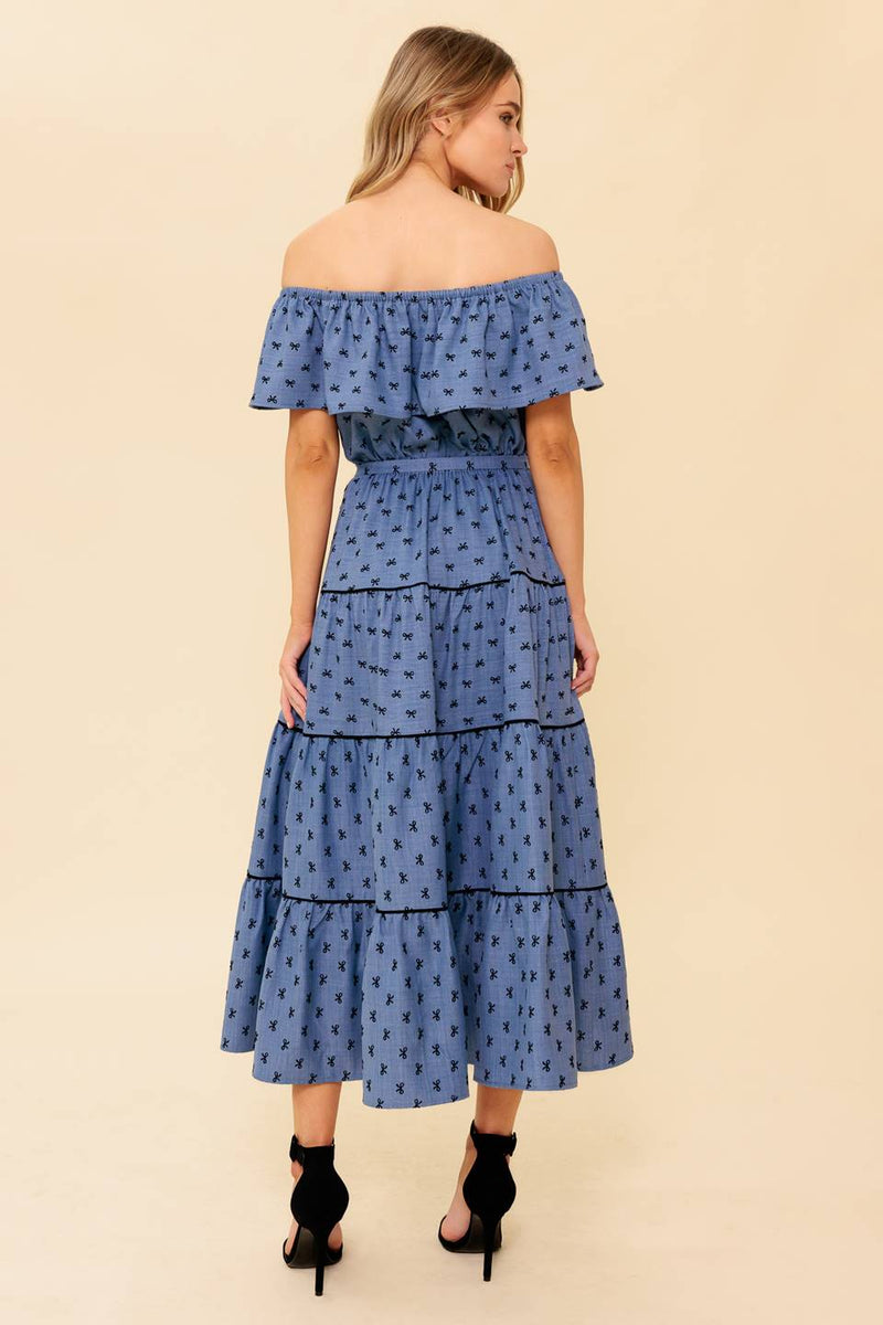 YOU'RE UNFORGETTABLE WOVEN MDI DRESS