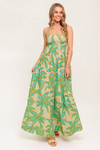 BLOSSOM SPELL WOVEN MAXI DRESS