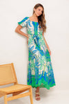 PALM SPRING NIGHTS WOVEN MAXI DRESS