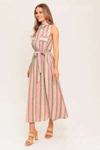 WIND ON MY SKIN WOVEN MIDI DRESS