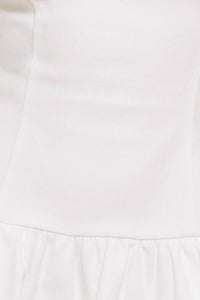 TWILIGHT WISH WOVEN TWILL MINI DRESS