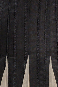 NOIR TULLE BLACK KNIT MAXI DRESS