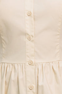 WORTH THE WAIT WOVEN MIDI DRESS