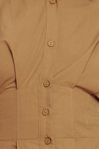 LOVE YOU MORE WOVEN MIDI DRESS