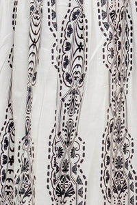 SUMMER SILHOUETTE WOVEN MIDI DRESS