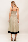 POLKA PASSION WOVEN MAXI DRESS