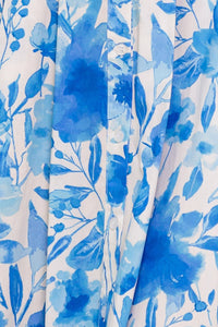 FRESHLY PICKED BLUE WOVEN MIDI DRESS