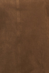 QUIET LUXURY EDGE FAUX SUEDE MIDI SHIFT DRESS