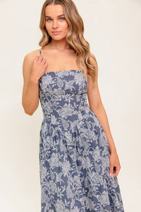 ORDINARY IS OVERRATED WOVEN MIDI DRESS