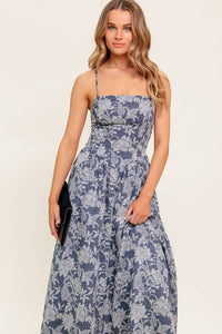 ORDINARY IS OVERRATED WOVEN MIDI DRESS