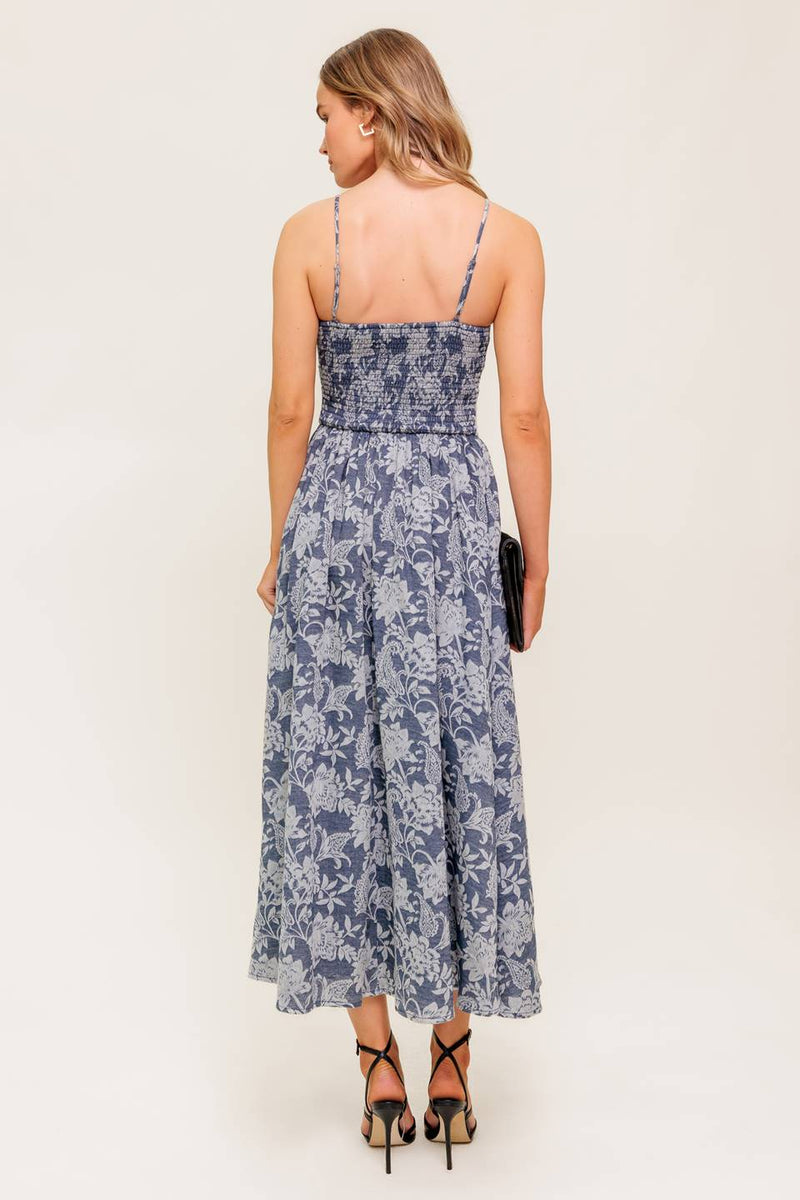 ORDINARY IS OVERRATED WOVEN MIDI DRESS