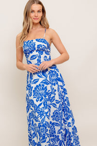 SEASIDE BLOOM WOVEN ANKLE DRESS