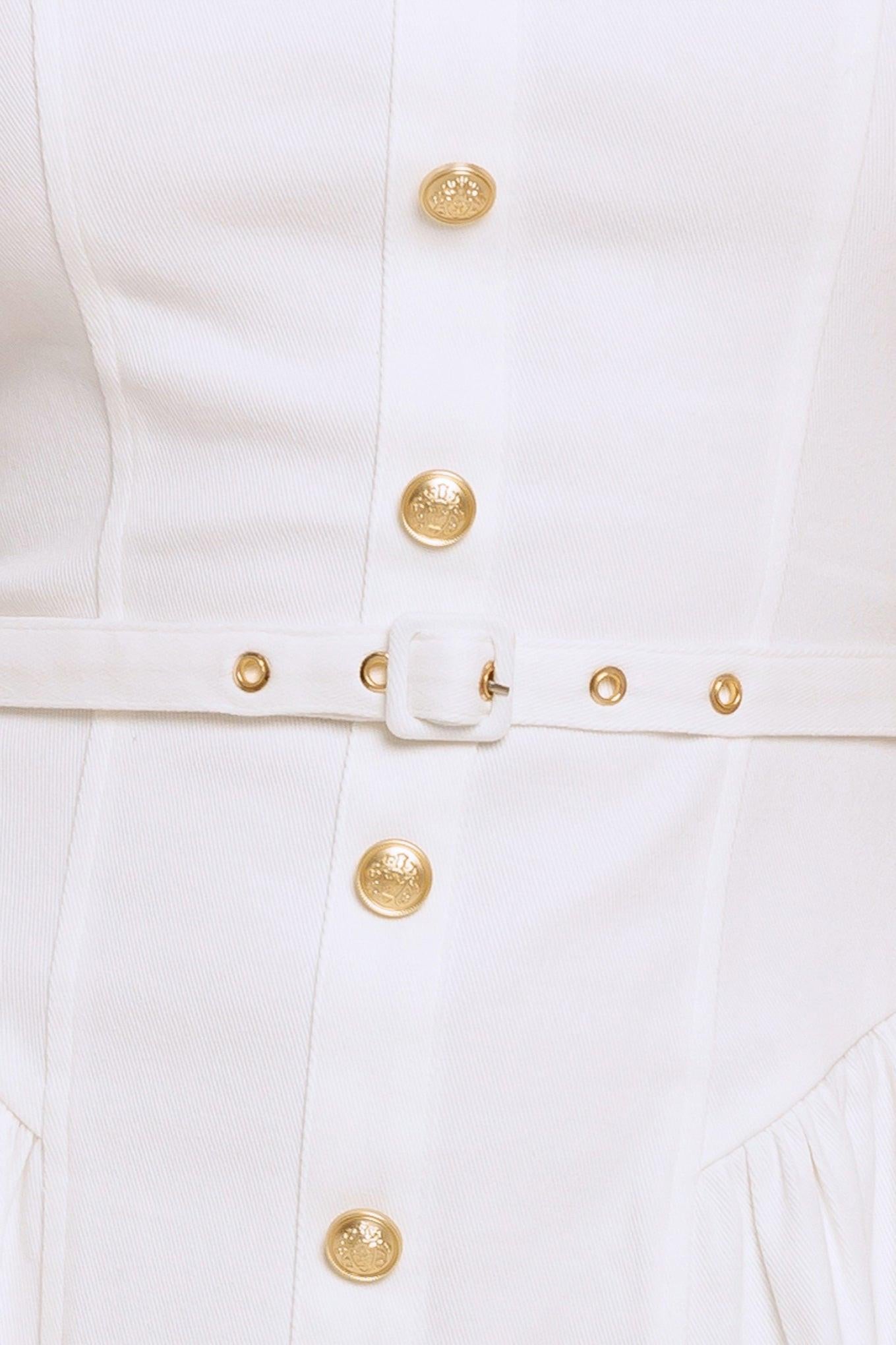 ALYSSA WOVEN MINI DRESS