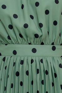 HALTER DOT GLOW WOVEN MAXI DRESS