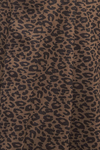 URBAN JUNGLE GLAM SUEDED KNIT MIDI DRESS