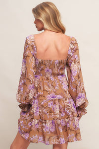 WESTERN GARDEN GIRL WOVEN MINI DRESS