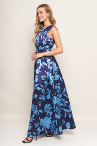 SAPPHIRE FANTASY WOVEN MAXI DRESS
