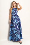 SAPPHIRE FANTASY WOVEN MAXI DRESS