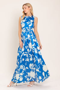 SAPPHIRE FANTASY BLUE WOVEN MAXI DRESS