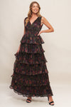 DARK ROMANCE WOVEN MAXI DRESS