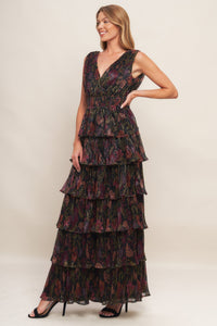 DARK ROMANCE WOVEN MAXI DRESS