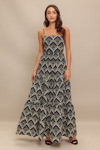 HAZELWOOD GARDEN WOVEN MAXI DRESS