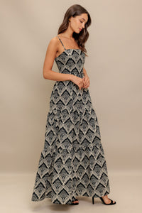 HAZELWOOD GARDEN WOVEN MAXI DRESS