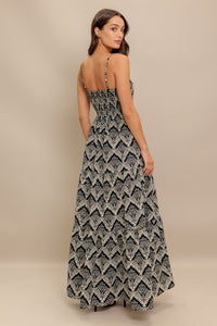HAZELWOOD GARDEN WOVEN MAXI DRESS