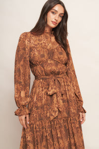 NOMAD'S WHISPER WOVEN MAXI DRESS