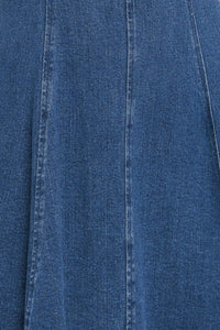 WESTWOOD CHARM DENIM MINI DRESS