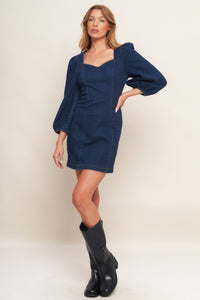 TIMELESS DENIM MINI DRESS