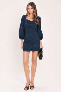 TIMELESS DENIM MINI DRESS
