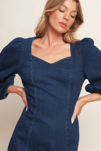 TIMELESS DENIM MINI DRESS