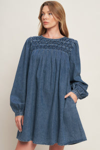 WEEKEND DENIM ICON MINI DRESS