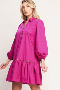 PRETTY MUCH PERFECT WOVEN MINI DRESS