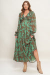 BOTANIC DREAMS WOVEN MAXI DRESS