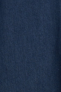 MODERN FOLK TOUCH DNIM MINI DRESS