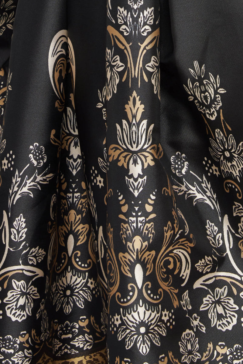 BAROQUE SPELL WOVEN MIDI DRESS