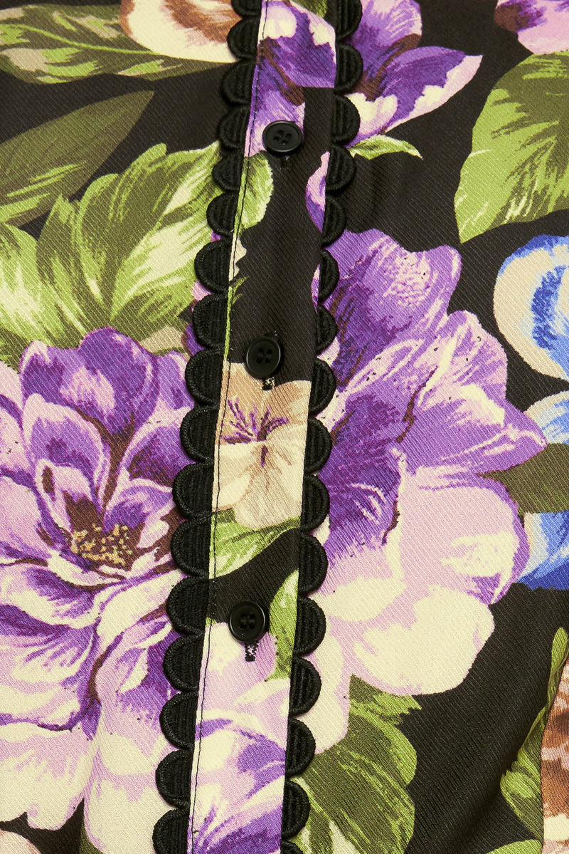 VIVID HERITAGE WOVEN MIDI DRESS