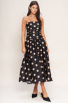 SPOTLIGHT HOUR WOVEN MIDI DRESS