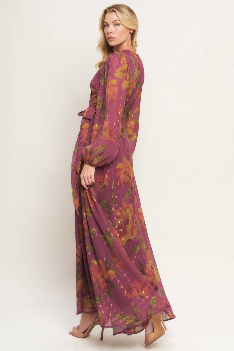 EMBER GARDEN WOVEN MAXI DRESS