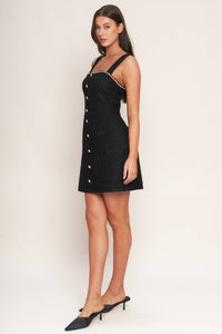 MONACO HOUR TWEED MINI DRESS