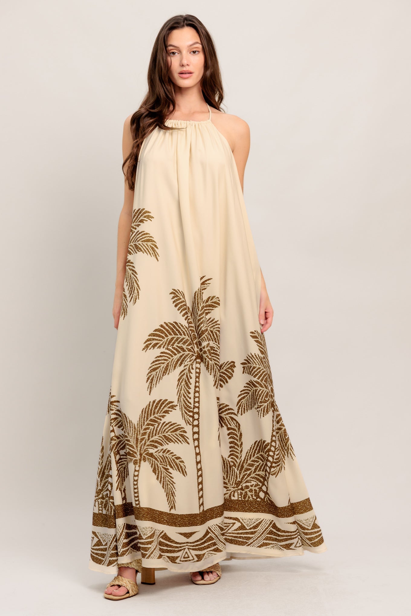 ISLAND STATE WOVEN MAXI DRESS