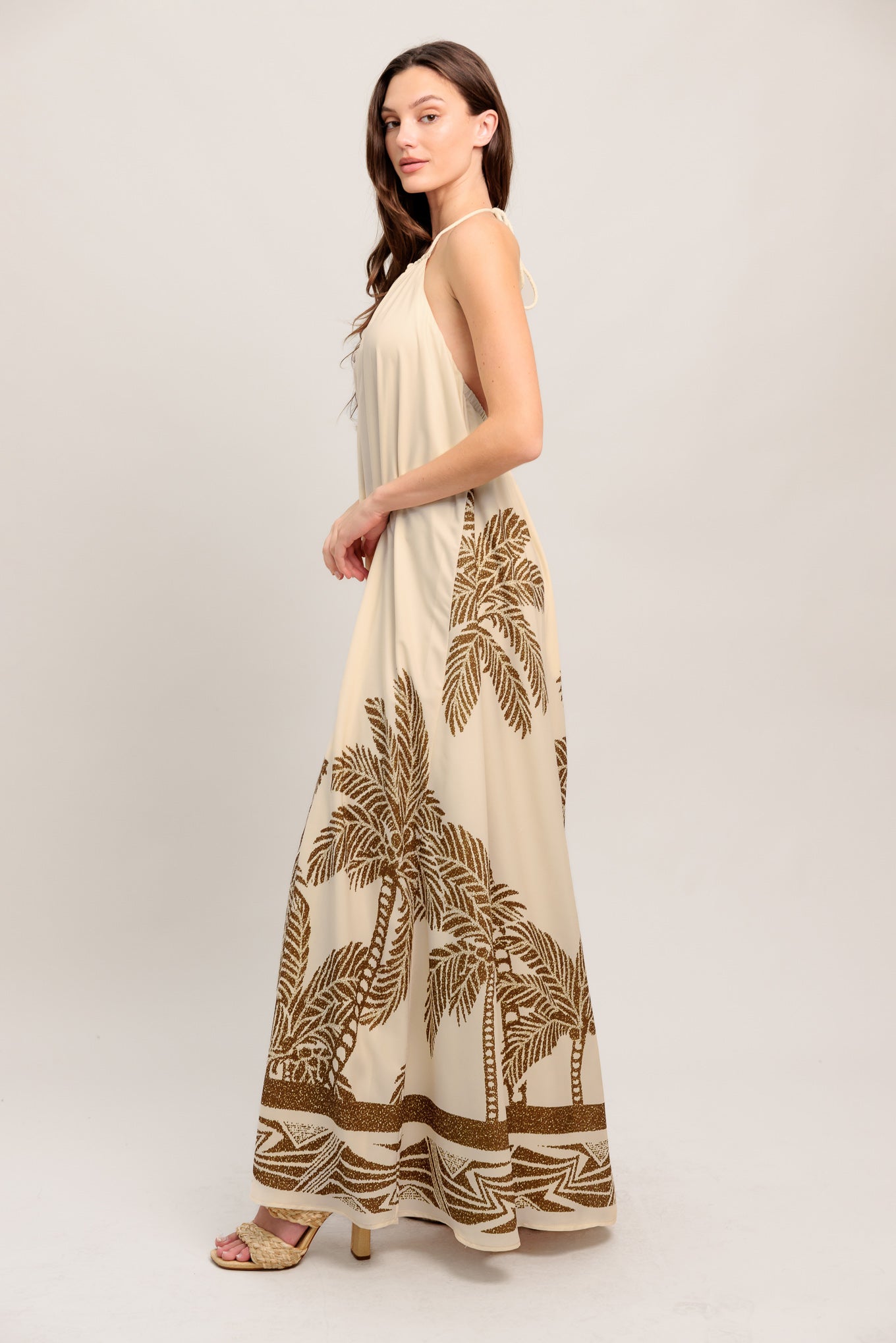 ISLAND STATE WOVEN MAXI DRESS