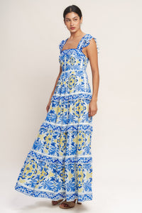 SALTY AIR SWEETHEART WOVEN MAXI DRESS