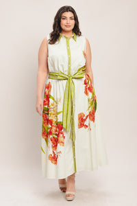 SPRING HEIRLOOM WOVEN MIDI DRESS
