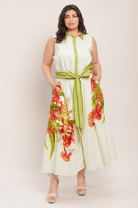 SPRING HEIRLOOM WOVEN MIDI DRESS