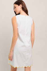 SWEET AS SUNSHINE WOVEN MINI DRESS