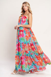 TROPICAL DAYDREAM WOVEN MAXI DRESS